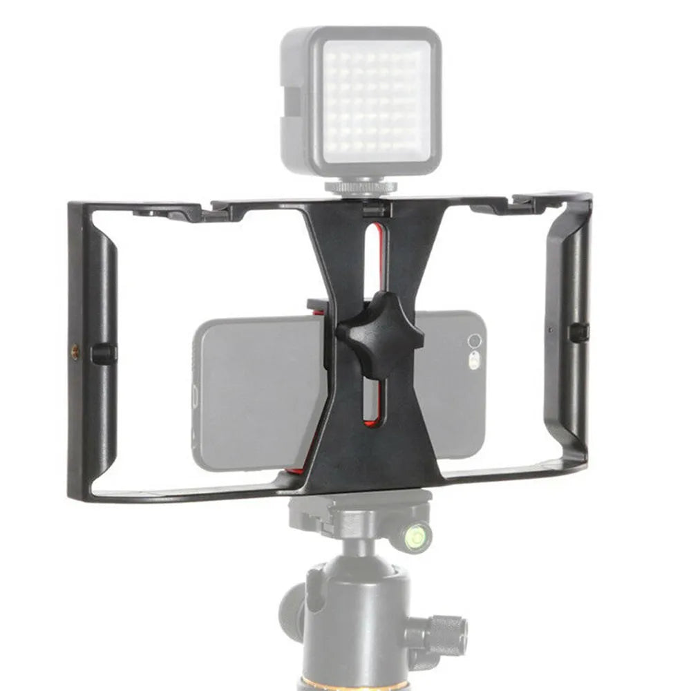 Vibe Geeks Professional Smartphone Photography Cage Rig Video Stabilizer Grip-2