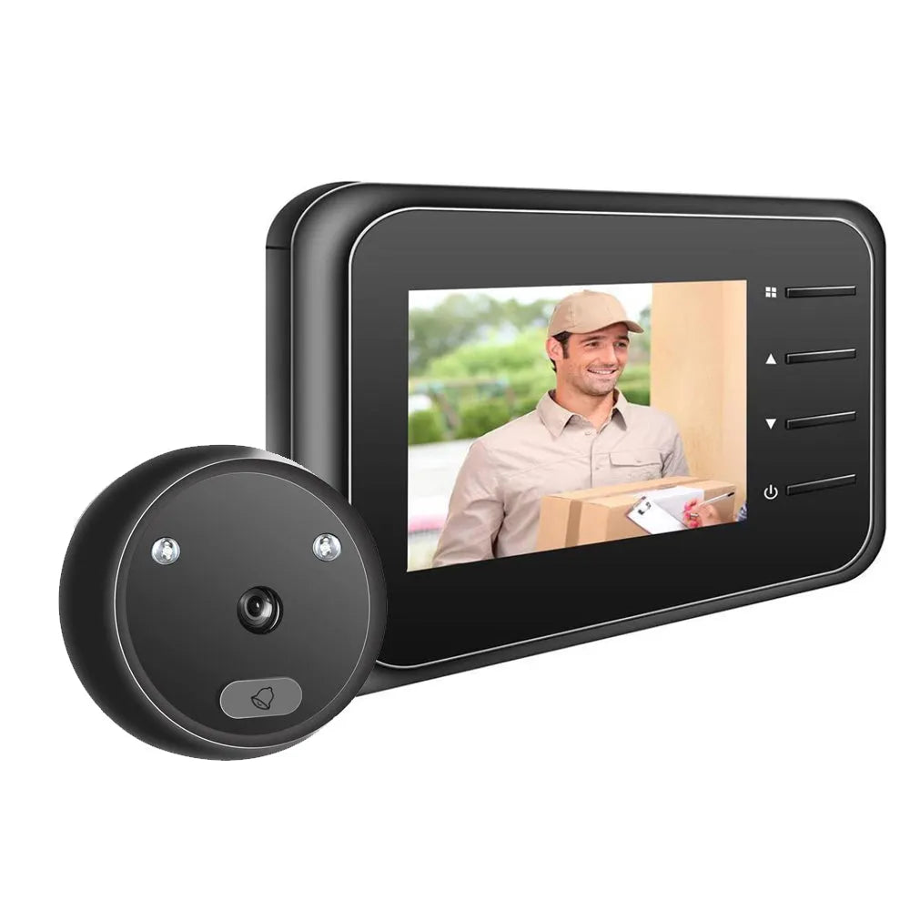 Vibe Geeks Electronic Anti-theft Doorbell Home Security Camera- Battery Powered-1