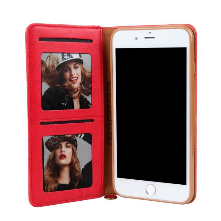 Compatible With A Magnetic Card Holder With Flip Book Deluxe Leather Bag Stand For