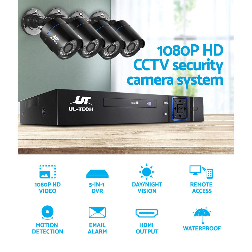UL Tech 1080P 4 Channel HDMI CCTV Security Camera-3