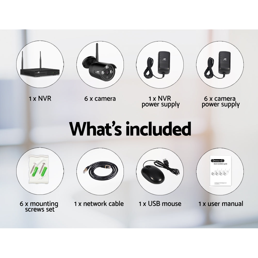 UL-TECH 1080P 8CH Wireless Security Camera NVR Video-3