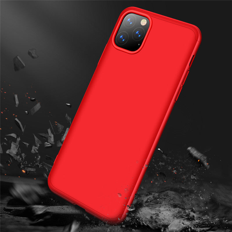 Three-section mobile phone case