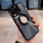 Magnetic Phone Case Invisible Bracket Electroplating Protective Sleeve
