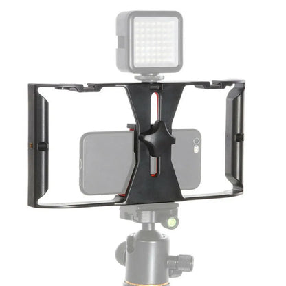 Vibe Geeks Professional Smartphone Photography Cage Rig Video Stabilizer Grip-2