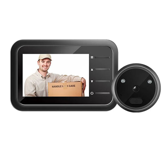 Vibe Geeks Electronic Anti-theft Doorbell Home Security Camera- Battery Powered-0