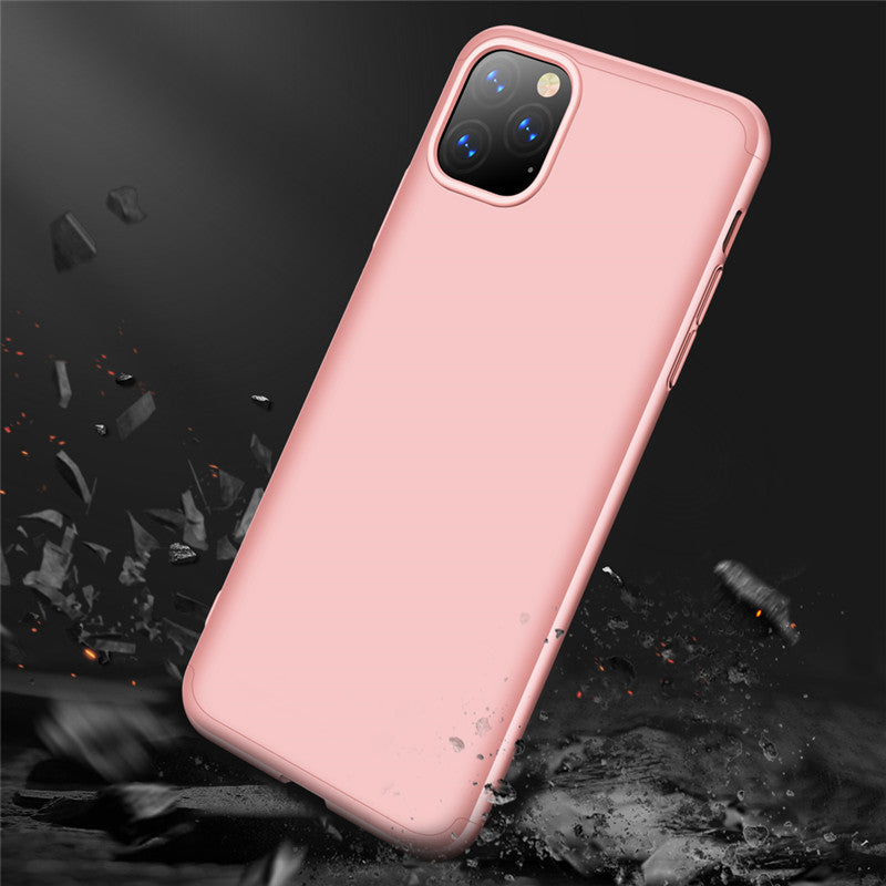 Three-section mobile phone case