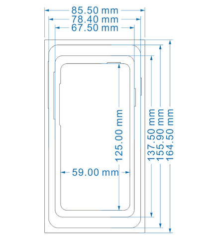 Blank mobile phone case