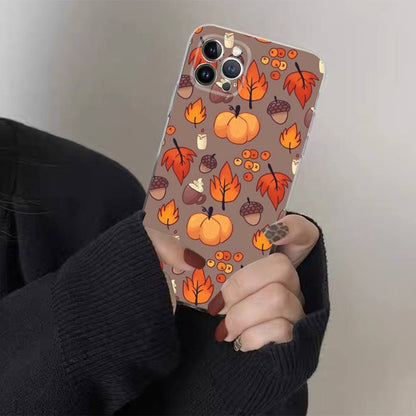Phone Case Foreign Trade New Couple Halloween Pumpkin Lamp Phone Case