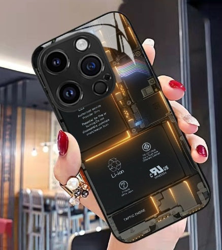 Circuit Board Phone Case Funny Creative Cool Glass Shell
