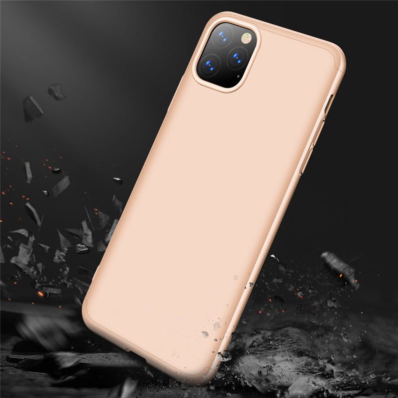 Three-section mobile phone case