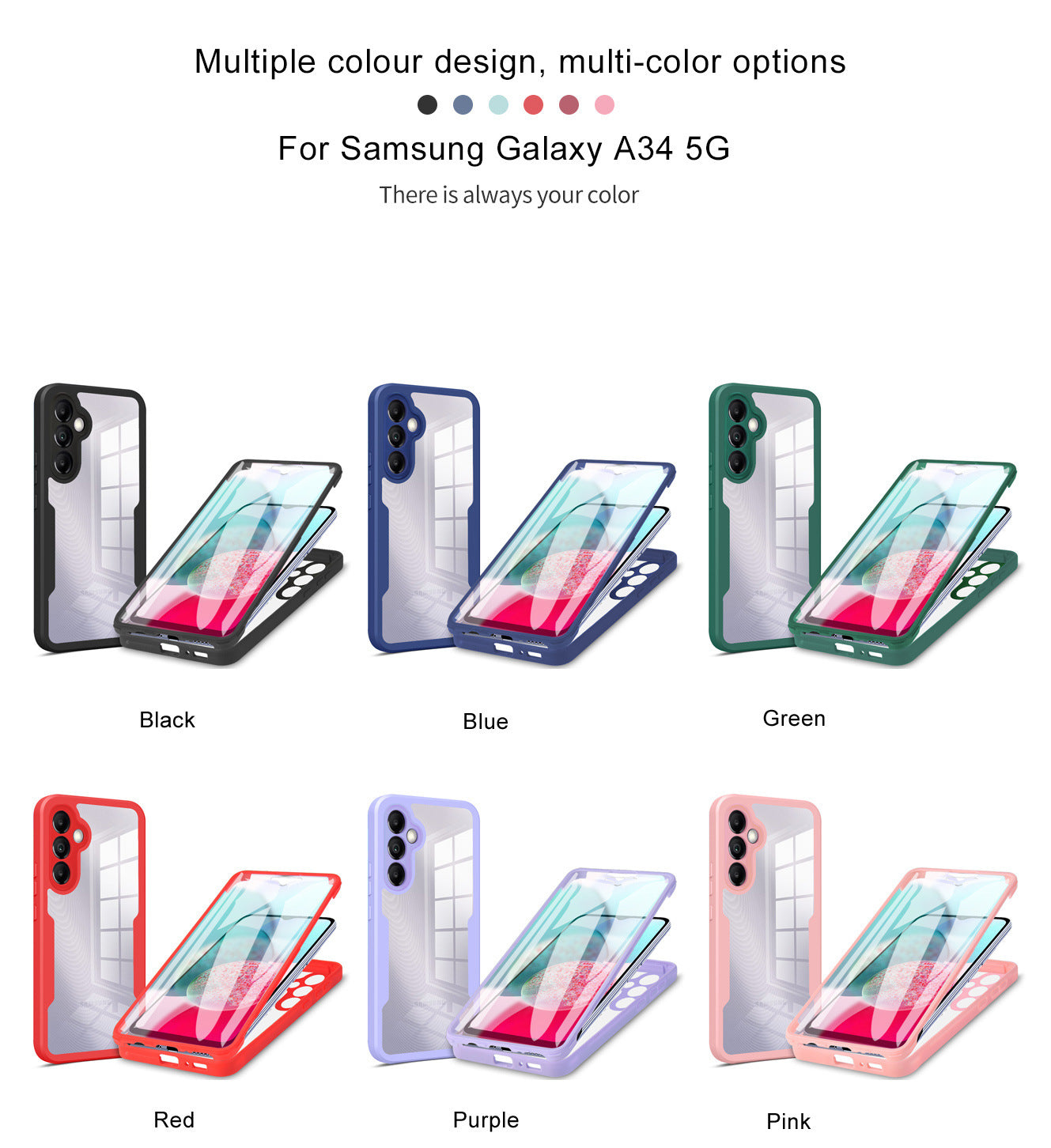 Minimally Designed Case Film Integrated Anti Drop Phone Case