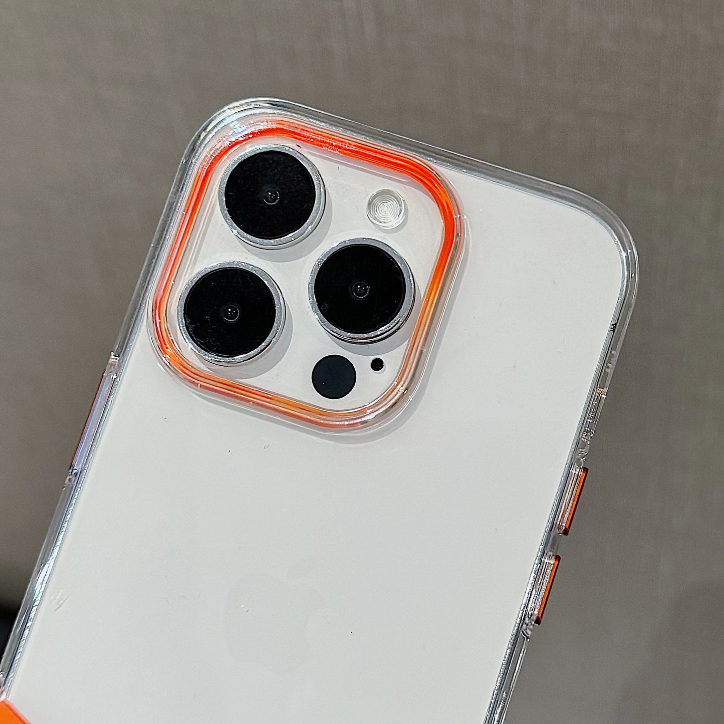 Phone Case Magnetic Up And Down Plug AF Transparent Stitching Two-color Protective Sleeve