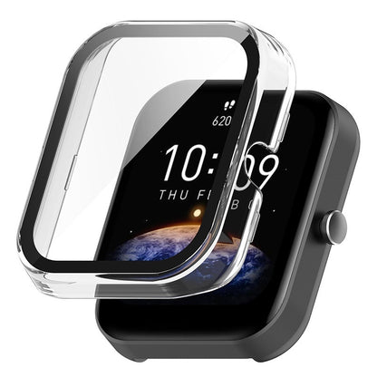Applicable To Huami Amazfit Bip3 Pro Watch Case Tempered Film Integrated Shell Drop-resistant Hard Case