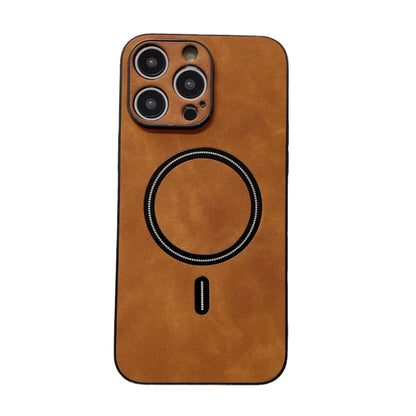 Iphone15pro Magnetic Lambskin All-inclusive Protective Cover