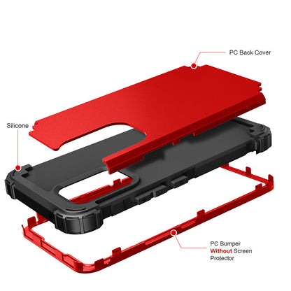 Silicone PC Three-in-one All-inclusive Drop-resistant Phone Case