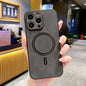 Iphone15pro Magnetic Lambskin All-inclusive Protective Cover