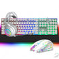 Punk Keyboard And Mouse Set Headset Four-piece Mouse And Keyboard Set