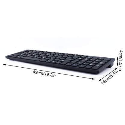 Wireless Keyboard and Optical Mouse USB Receiver Cordless Desktop For Windows