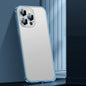 Magnetic Spring Buckle Metal Frame Phone Case Frosted