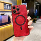 Iphone15pro Magnetic Lambskin All-inclusive Protective Cover