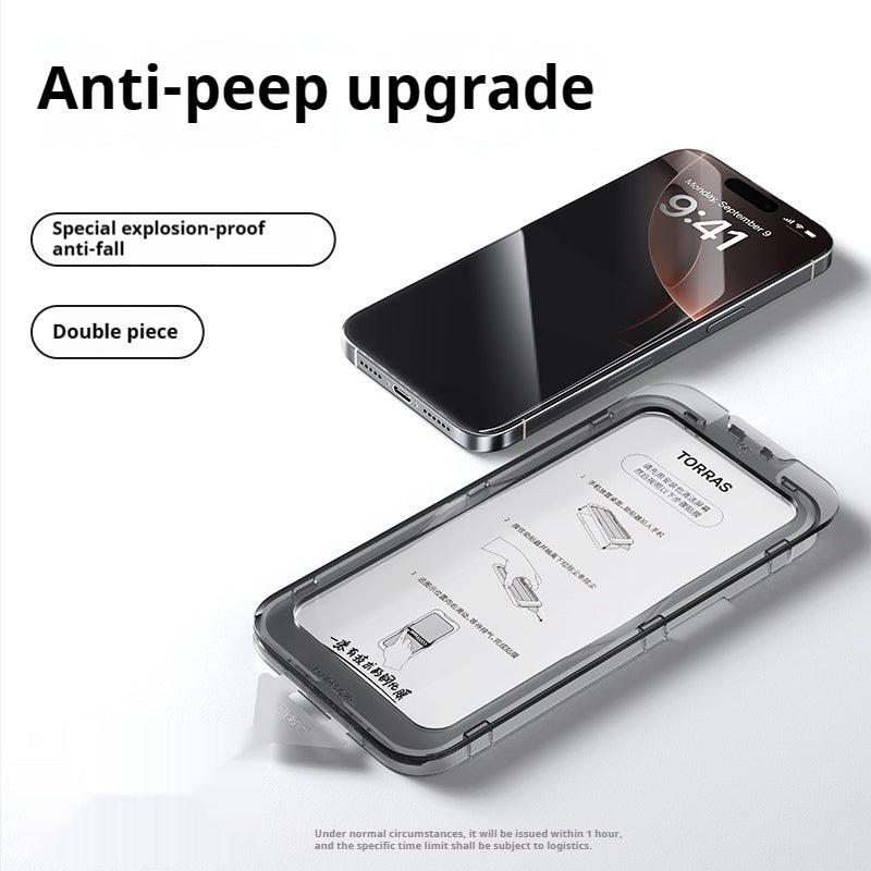 Tempered Film Dust-free Warehouse Full Cover Anti-fall Ip Screen Anti-fingerprint