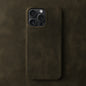Applicable Crazy Horse Pattern Leather Phone Case